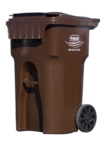 commercial trash can