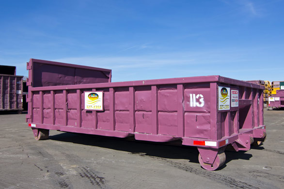 10 cubic yard rolloff bin