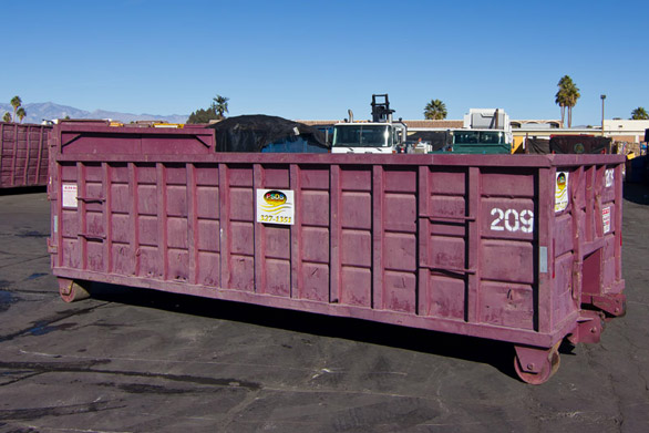 20 cubic yard rolloff bin